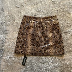 Blank NYC faux leather skirt